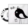 Babyspeelgoed - Stoffen Knisperboekje Hello Baby Incl. Rammelaar