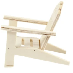 Creativ Company Creativ Company Kabouterdeurtjes, Accessoires - Houten Tuinstoel (mini) -Kinderspeelgoed Verkoopwinkel creativ company creativ company kabouterdeurtjes a 12
