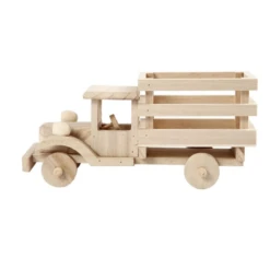 Creativ Company Creativ Company Kabouterdeurtjes, Accessoires - Houten Truck (mini) -Kinderspeelgoed Verkoopwinkel creativ company creativ company kabouterdeurtjes a 3