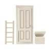 Creativ Company Creativ Company Kabouterdeurtjes - Houten Kabouterdeurtje Set Van Deur, Trap En Brievenbus (mini) -Kinderspeelgoed Verkoopwinkel creativ company creativ company kabouterdeurtjes h 1
