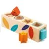 Djeco Djeco Houten Puzzel - Vormenstoof Basic BoitaBasic 18m+m -Kinderspeelgoed Verkoopwinkel djeco djeco houten puzzel vormenstoof basic boitab