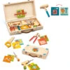 Djeco Verkleden, Accessoires - Houten Gereedschapskist 3jr+(Super Bricolo) -Kinderspeelgoed Verkoopwinkel djeco verkleden accessoires houten gereedschapskis