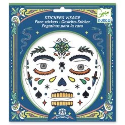 Djeco Verkleedkleding, Accessoires - Body Art Gezichtstickers Skelet (Skull)