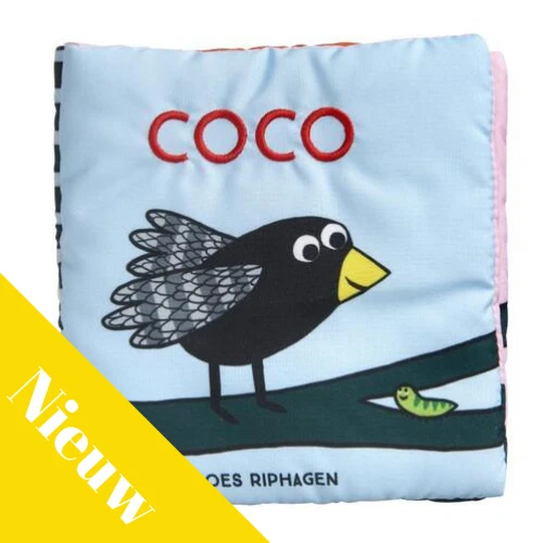 Gottmer Babyspeelgoed - Stoffen Babyboekje Coco Kan Het! 4 Gottmer Babyspeelgoed - Stoffen Babyboekje Coco Kan Het! - Afbeelding 2