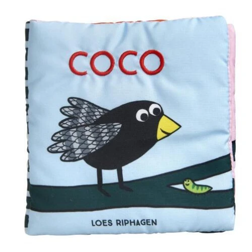 Gottmer Babyspeelgoed - Stoffen Babyboekje Coco Kan Het! 3 Gottmer Babyspeelgoed - Stoffen Babyboekje Coco Kan Het!