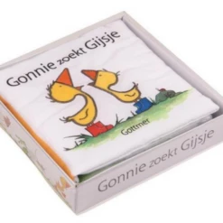 Gottmer Babyspeelgoed, Stoffen Boekje - Gonnie Zoekt Gijsje, 0+