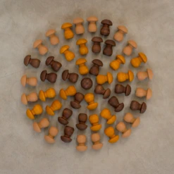 Grapat Grapat Loose Parts: Houten Paddenstoeltjes Bruin, 36 St. (Mandala Little Mushroom) 9 Grapat Grapat Loose Parts: Houten Paddenstoeltjes Bruin, 36 St. (Mandala Little Mushroom) -Kinderspeelgoed Verkoopwinkel grapat grapat loose parts houten paddenstoeltjes b 2