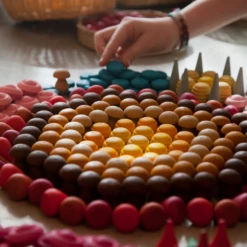 Grapat Grapat Loose Parts: Houten Paddenstoeltjes Bruin, 36 St. (Mandala Little Mushroom) 10 Grapat Grapat Loose Parts: Houten Paddenstoeltjes Bruin, 36 St. (Mandala Little Mushroom) -Kinderspeelgoed Verkoopwinkel grapat grapat loose parts houten paddenstoeltjes b 3