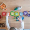 Grapat Grapat Loose Parts: Houten Regenboogringen, 6 Sets (Nest Rings) -Kinderspeelgoed Verkoopwinkel grapat grapat loose parts houten regenboogringen 6