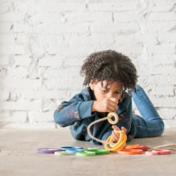 Grapat Grapat Loose Parts: Houten Regenboogringen, 6 Sets (Nest Rings) -Kinderspeelgoed Verkoopwinkel grapat grapat loose parts houten regenboogringen 6 5