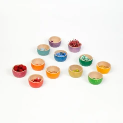 Grapat Houten Bakjes Gekleurd, 12st. (12 X Bowls) 7 Grapat Houten Bakjes Gekleurd, 12st. (12 X Bowls) -Kinderspeelgoed Verkoopwinkel grapat houten bakjes gekleurd 12st 12 x bowls 2