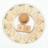 Grapat Houten Jaarring (NL) Zonder Houten Nins Poppetjes (Plataforms, Dices & Bowl Perpetual Calendar) 1 Grapat Houten Jaarring (NL) Zonder Houten Nins Poppetjes (Plataforms, Dices & Bowl Perpetual Calendar) -Kinderspeelgoed Verkoopwinkel grapat houten jaarring nl zonder houten nins poppe