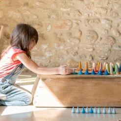 Grapat Houten Regendruppels Blauw, 36st. (Mandala Raindrops) -Kinderspeelgoed Verkoopwinkel grapat houten regendruppels blauw 36st mandala rai 3