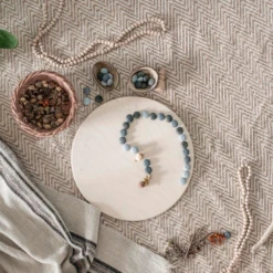 Grapat Houten Stenen Grijs, 36st. (Mandala Stones Grey)