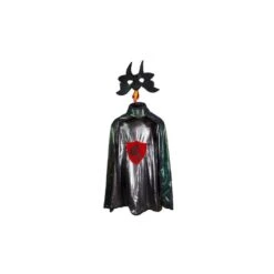 Great Pretenders Great Pretenders Verkleedkleding - Draken Cape Zwart Incl. Masker, 5-6 Jr. (Size US 5-6)