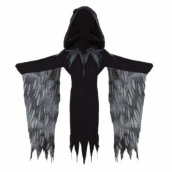 Great Pretenders Great Pretenders Verkleedkleding - Magere Hein Cape Zwart, 5-6 Jr. (Size US 5-6)