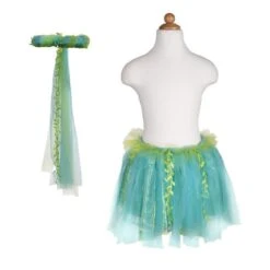 Great Pretenders Great Pretenders Verkleedkleding - Zwierige Rok En Halo Zeemeermin, 5-6 Jr. (Size US 5-6)