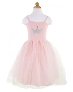 Great Pretenders Prinsessenjurk Roze Incl. Diadeem - Maat US 5-6