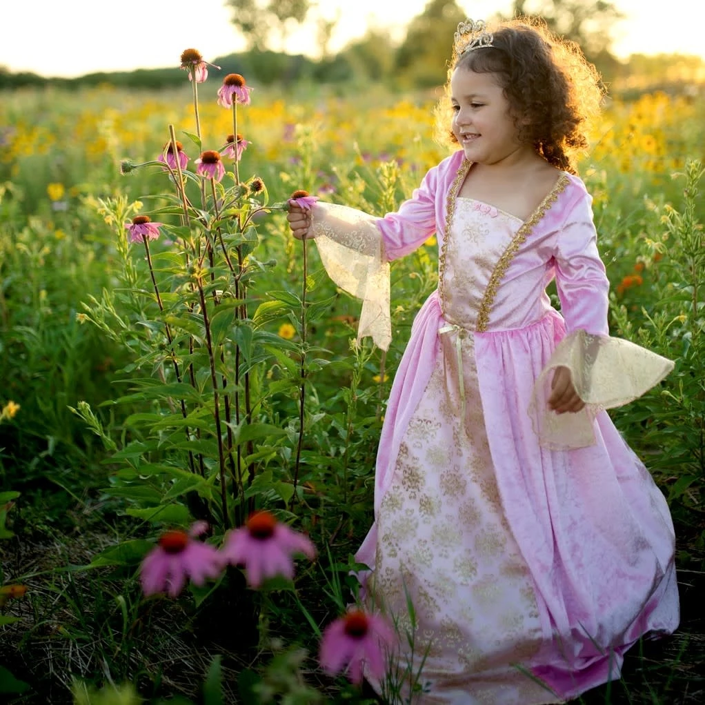 Great Pretenders (UA) Prinsessen Verkleedset Incl. Jurk, Cape En Tiara Roze/goud - Maat US 5-6 (Limited Edition) 4 Great Pretenders (UA) Prinsessen Verkleedset Incl. Jurk, Cape En Tiara Roze/goud - Maat US 5-6 (Limited Edition) - Afbeelding 2