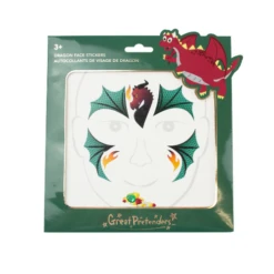 Great Pretenders Verkleden, Accessoires - Gezichtsstickers Draak