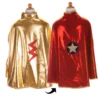 Great Pretenders Verkleedkleding - Omkeer Cape, Rood/goud (5-6 Jaar) -Kinderspeelgoed Verkoopwinkel great pretenders verkleedkleding omkeer cape rood