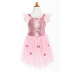 Great Pretenders Verkleedkleding - Roze Vlinder Jurk Met Vleugels (Maat 5-7 Jaar)