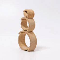 Grimms Houten Speelgoed - Regenboog Naturel, Klein (Small Naturel Rainbow) -Kinderspeelgoed Verkoopwinkel grimms houten speelgoed regenboog naturel klein sm 3