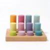 Grimms Houten Speelgoed - Stapelspel Pastel Rollers, Klein (stacking Game Small Pastel Rollers) -Kinderspeelgoed Verkoopwinkel grimms houten speelgoed stapelspel pastel rollers