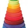 Grimms Houten Speelgoed - Stapeltoren 11-delig, 22cm (Conical Tower) -Kinderspeelgoed Verkoopwinkel grimms houten speelgoed stapeltoren 11 delig 22cm