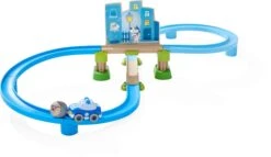 HABA HABA Kullerbü Knikkerbaan - Basisdoos - Speelbaan Politie-achtervolging