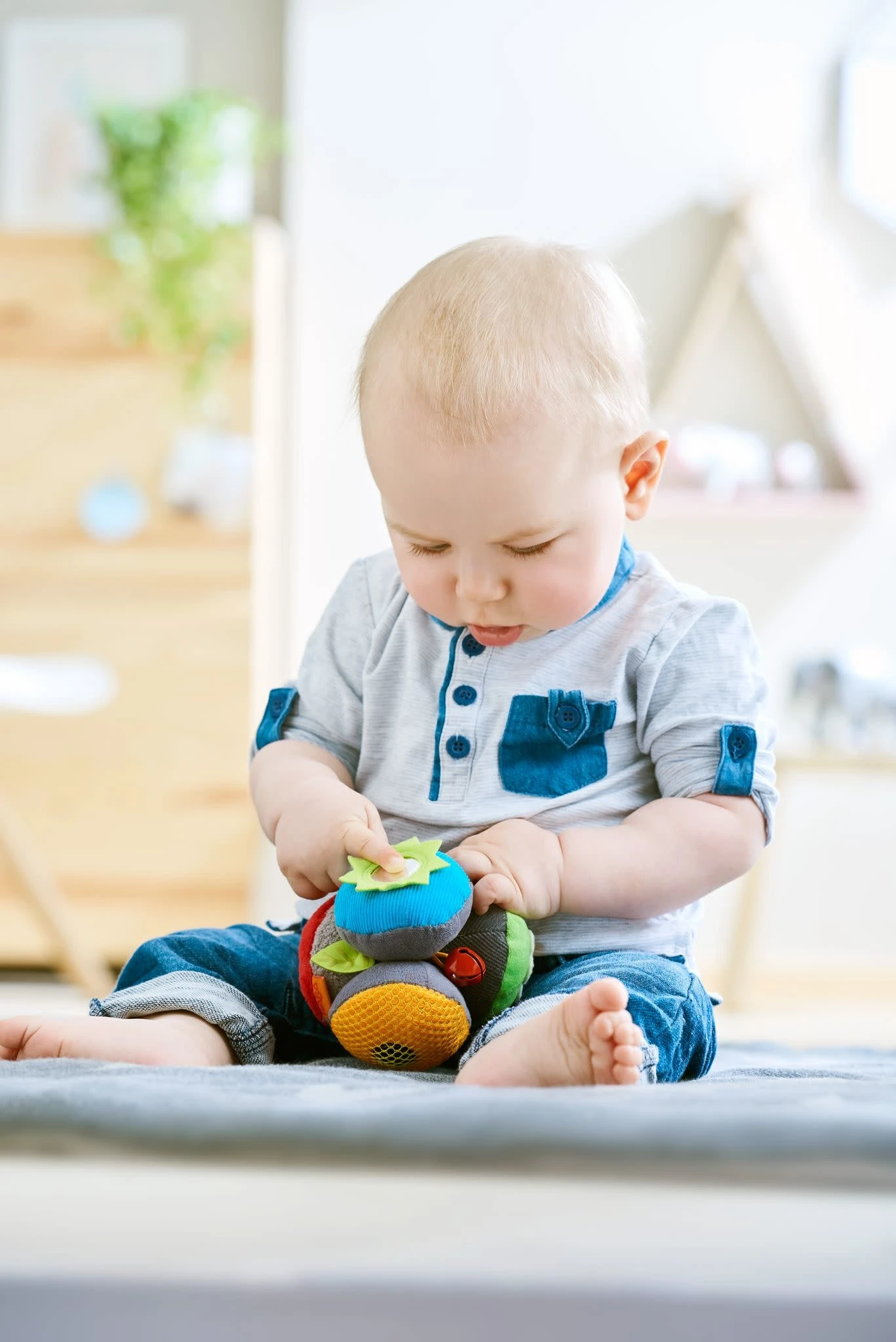 HABA (UA) Stoffen Bal Bobbels 4 HABA (UA) Stoffen Bal Bobbels - Afbeelding 2