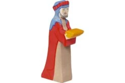 Holztiger Houten Figuren - Kerstmis: Caspar rood