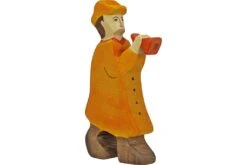 Holztiger Houten Figuren - Kerstmis: herder met fluit