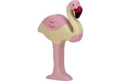 Holztiger Wildernis: flamingo 8x2x12cm, hout
