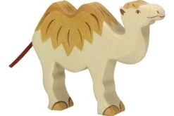 Holztiger Wildernis: kameel 18x3x14cm, hout