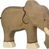 Holztiger Wildernis: olifant 19x3x15cm, hout -Kinderspeelgoed Verkoopwinkel holztiger wildernisolifant19x3x15cmhout