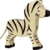 Holztiger Wildernis: zebra klein 12x2x11cm, hout -Kinderspeelgoed Verkoopwinkel holztiger wilderniszebraklein12x2x11cmhout