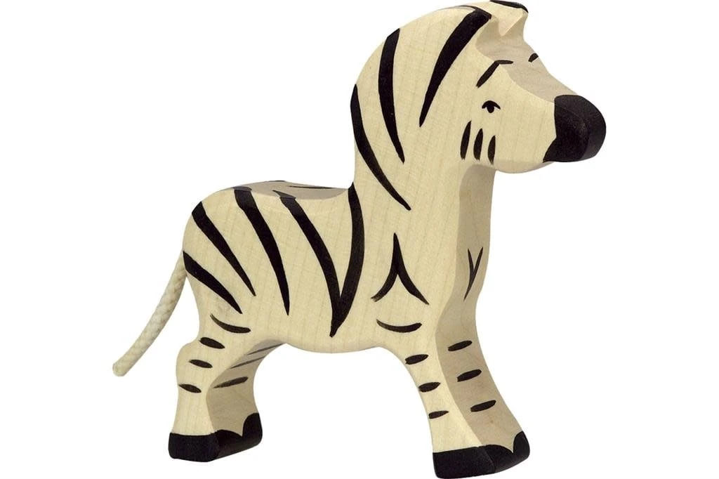 Holztiger Wildernis: zebra klein 12x2x11cm, hout 3 Holztiger Wildernis: zebra klein 12x2x11cm, hout