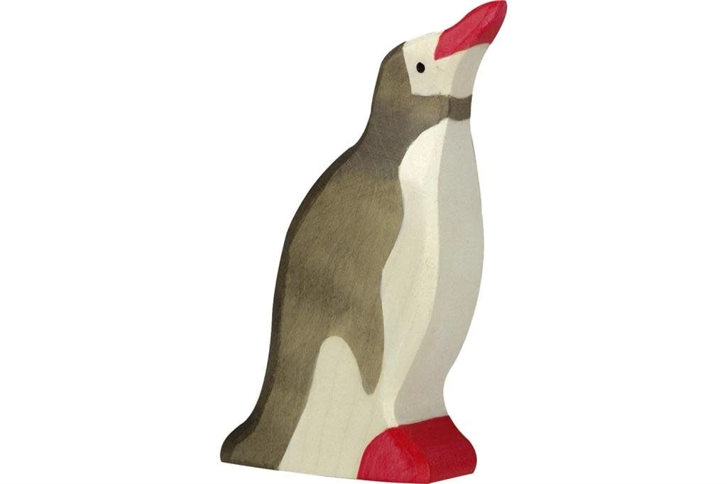 Holztiger Zeedieren: pinguin kop omhoog 5x2x11cm, hout 3 Holztiger Zeedieren: pinguin kop omhoog 5x2x11cm, hout