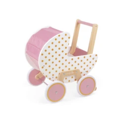 Janod Houten Speelgoed - Candy Chic, Poppenwagen, 18M+ -Kinderspeelgoed Verkoopwinkel janod houten speelgoed candy chic poppenwagen 18m 6