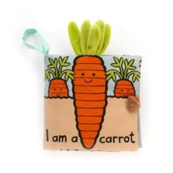 Jellycat Jellycat Babyspeelgoed - Stoffen Babyboekje Carrot , 16cm