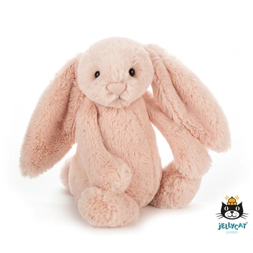 Jellycat Jellycat Knuffels - Bashful Blush Bunny Medium, 31cm 3 Jellycat Jellycat Knuffels - Bashful Blush Bunny Medium, 31cm