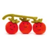 Jellycat Jellycat Knuffels - Vivacious Vegetable Tomato, 8cm -Kinderspeelgoed Verkoopwinkel jellycat jellycat knuffels vivacious vegetable tom