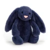 Jellycat Knuffels - Bashful Navy Bunny Small -Kinderspeelgoed Verkoopwinkel jellycat knuffels bashful navy bunny small