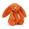 Jellycat Knuffels - Bashful Tangerine Bunny Small, 18cm -Kinderspeelgoed Verkoopwinkel jellycat knuffels bashful tangerine bunny small 18