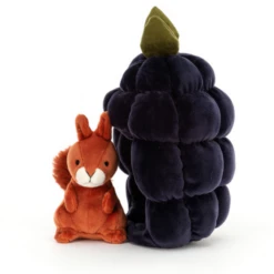 Jellycat Knuffels - Eekhoorn, 18cm (Brambling Squirrel) -Kinderspeelgoed Verkoopwinkel jellycat knuffels eekhoorn 18cm brambling squirrel 2