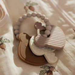 Jollein Babyspeelgoed - Siliconen Bijtring Teddy Bear -Kinderspeelgoed Verkoopwinkel jollein babyspeelgoed siliconen bijtring teddy bea 2