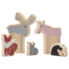 Kids Concept Houten Speelgoed - Houten Speelfiguren Woodland Diertjes Edvin -Kinderspeelgoed Verkoopwinkel kids concept houten speelgoed houten speelfiguren