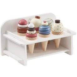 Kids Concept Rek Voor Ijsjes + 6 Ijsjes