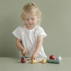 Little Dutch Houten Speelgoed - Houten Snijset Groenten